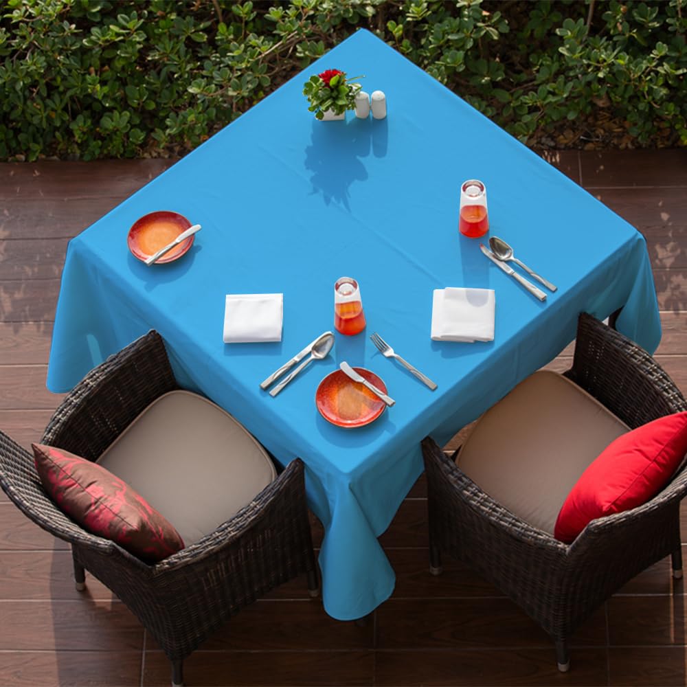 Venuscello Banquet Roll 25M x 1.14M | Light Blue Paper Banqueting Roll for Wedding Buffet Dinner Home Large Disposable Table Paper Cloth Covers