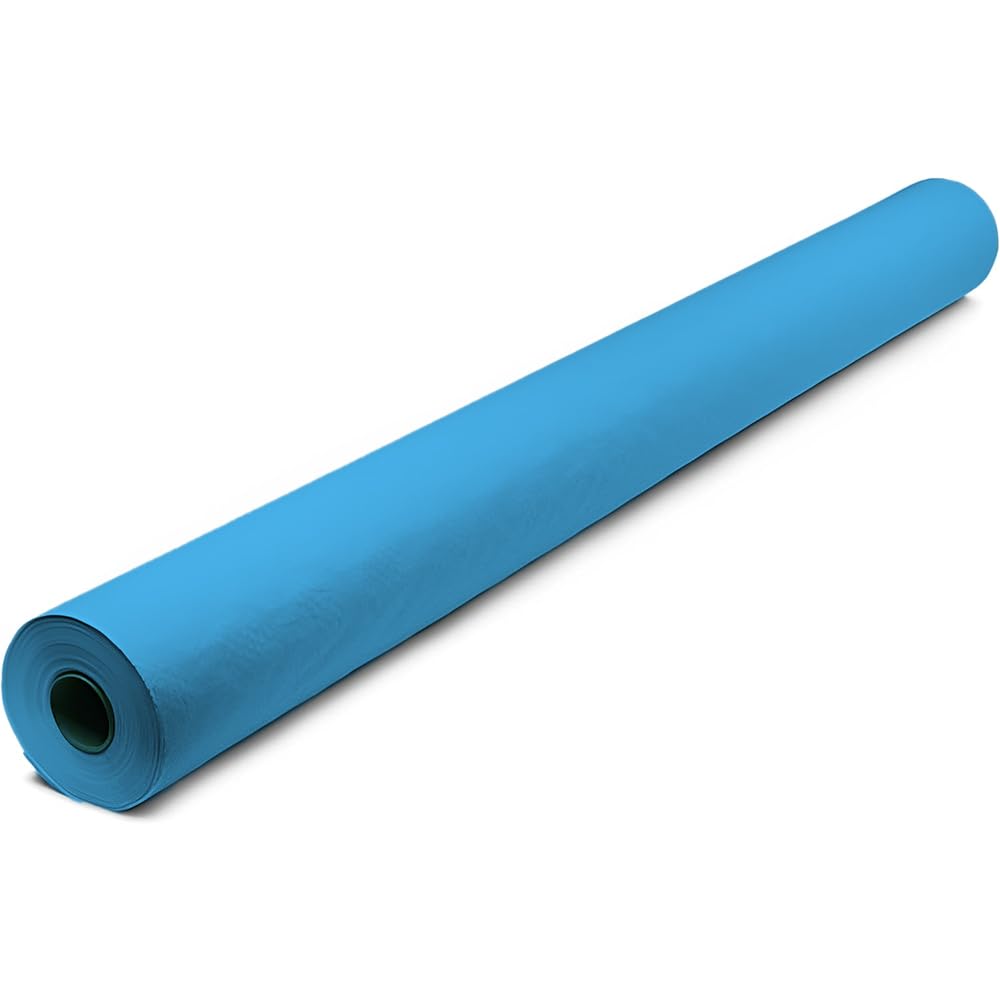 Venuscello Banquet Roll 25M x 1.14M | Light Blue Paper Banqueting Roll for Wedding Buffet Dinner Home Large Disposable Table Paper Cloth Covers