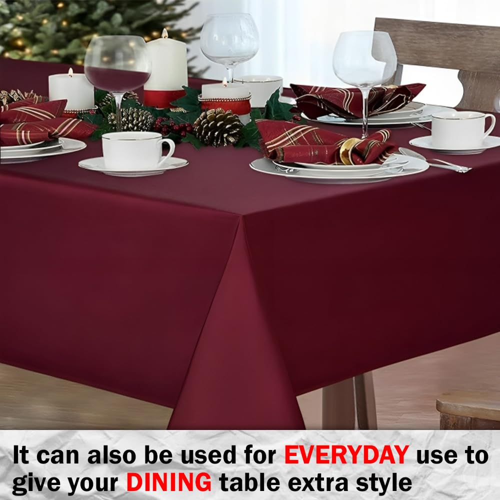 Venuscello® Burgundy Paper Banquet Roll Party Wedding Buffet Table Cover Multi Colours 25M X 1.14M