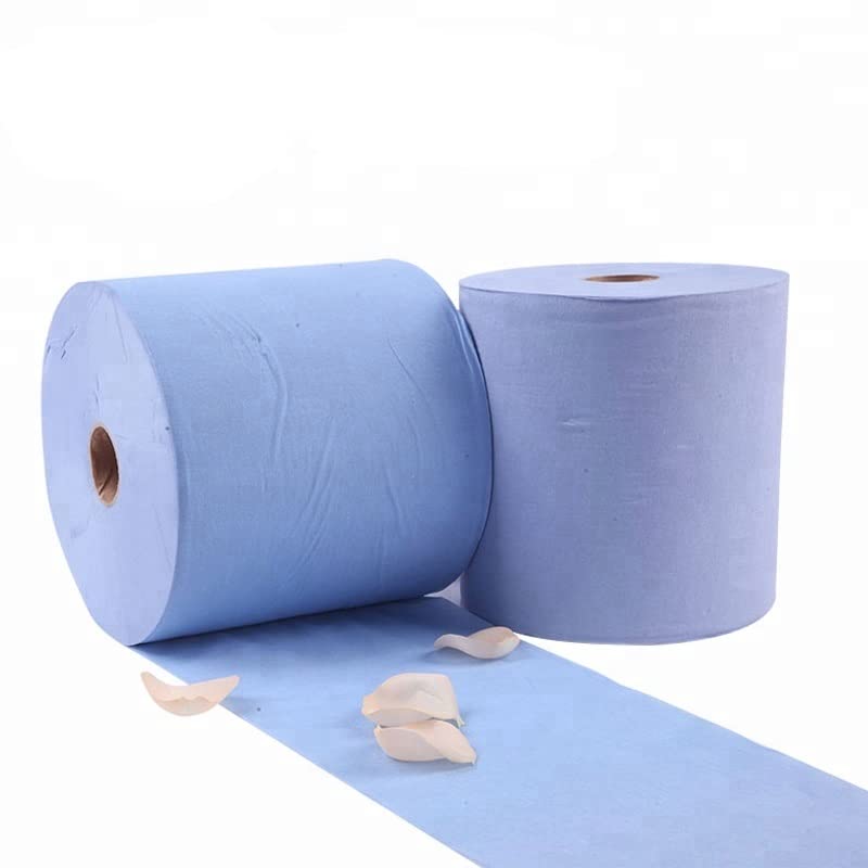 Venuscello® Centrefeed Embossed 2 Ply Wiping 6 Rolls Paper Wiping Tissue Roll for Kitchen, Office, Warehouse, Garage Bathroom and Commercial Uses