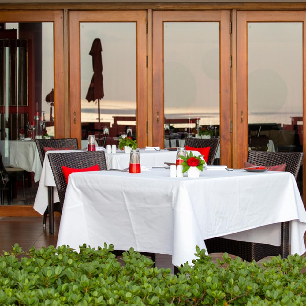 Venuscello® Banquet Roll 50M | White Paper Banqueting Roll for Wedding Buffet Dinner Home Large Disposable Table Paper Cloth Cover