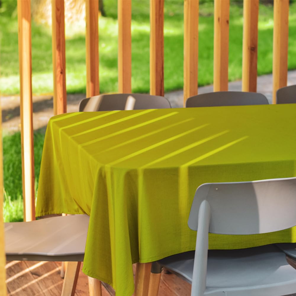 Venuscello Lime Green Banquet Roll 7m Paper Banqueting Table Cover for Wedding Buffet Dinner Home Large Disposable Table Paper Cloth