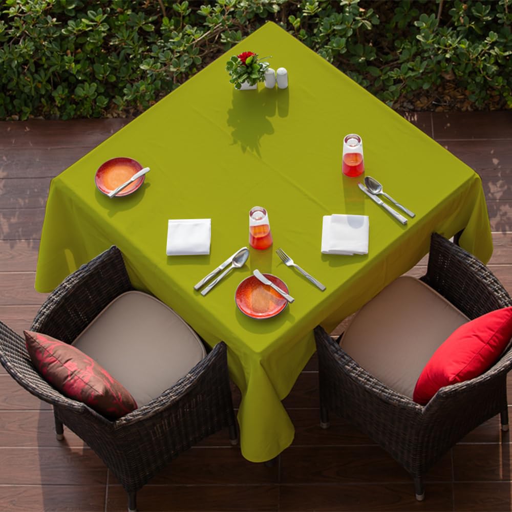 Venuscello Lime Green Banquet Roll 7m Paper Banqueting Table Cover for Wedding Buffet Dinner Home Large Disposable Table Paper Cloth