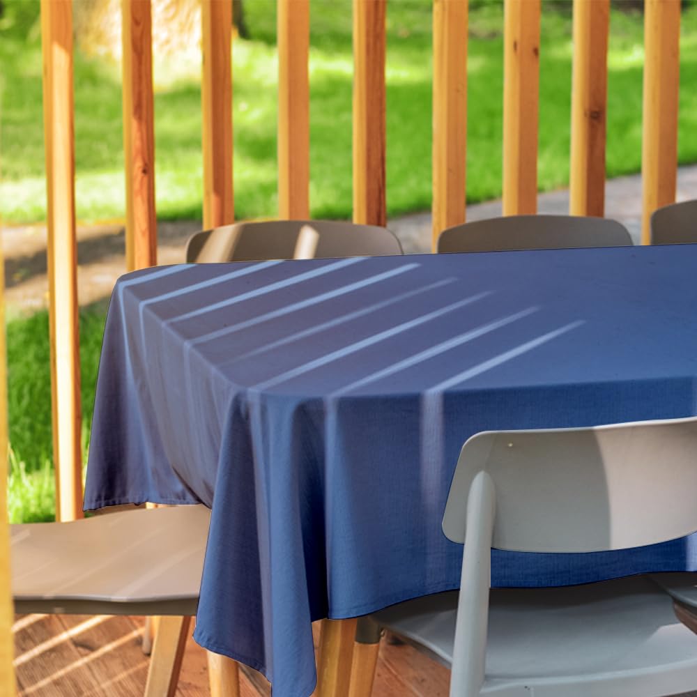 Venuscello Blue Banquet Roll 8m x 120cm Paper Banqueting Table Cover for Wedding Buffet Dinner Home Large Disposable Table Paper Cloth