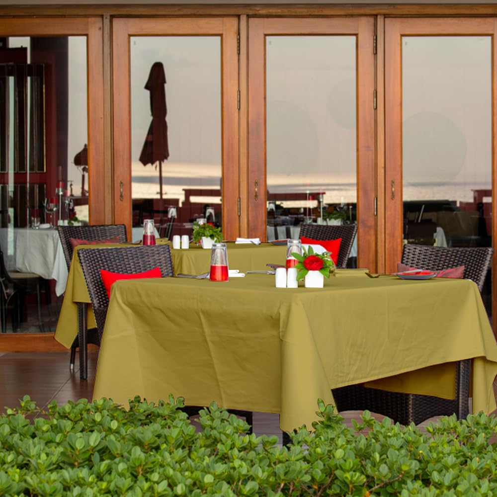 Venuscello® Banquet Roll 8M | Metallic Gold Paper Banqueting Roll for Wedding Buffet Dinner Home Large Disposable Table Paper Cloth Cover - 8M X 1.2M