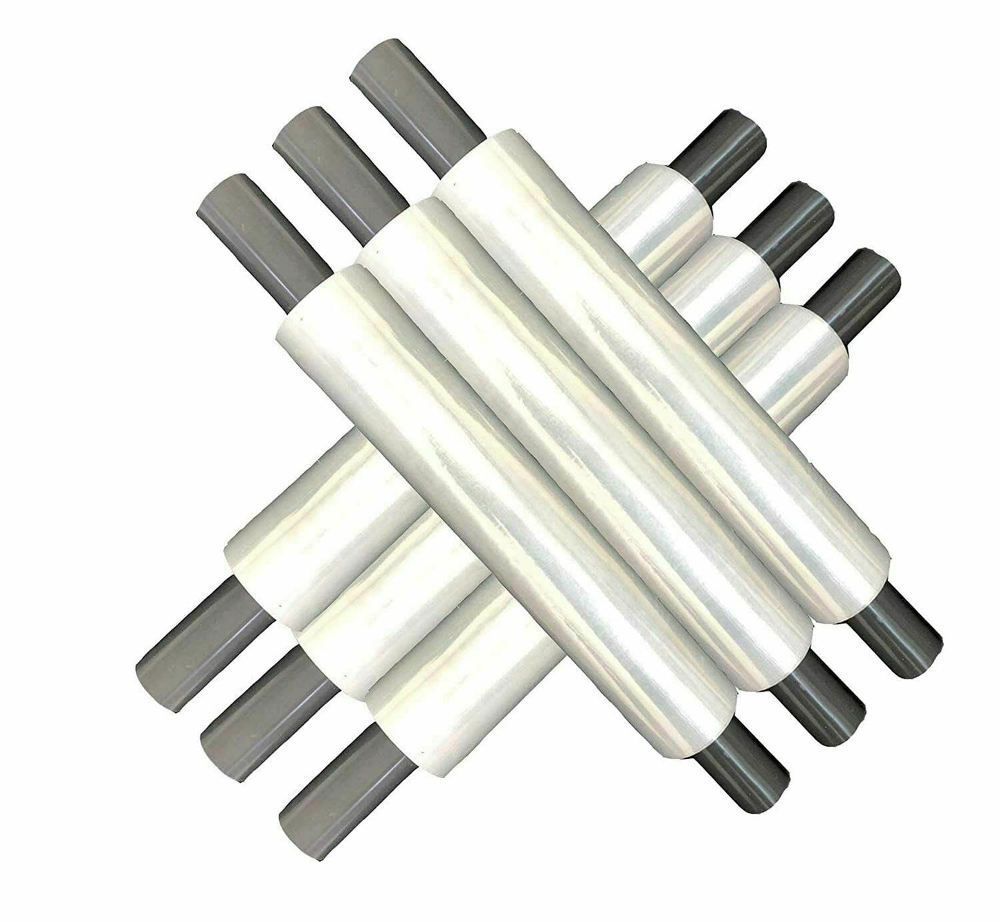 Venuscello® Pallet Stretch Shrink Cling Wrap Clear Extended Rolls, Water Proof & Tear Resistant for Secure Packaging, House Moving - 400mm x 300m - 20mu