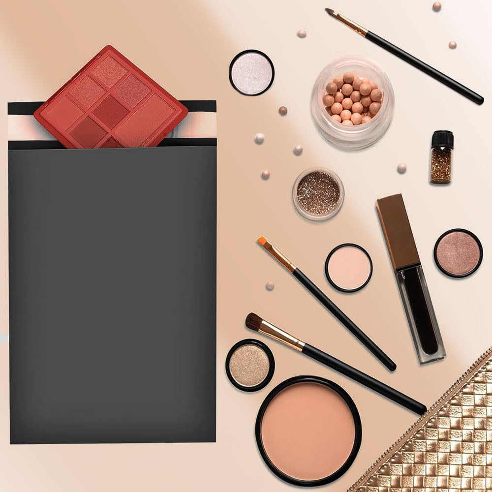 Venuscello® 300 x Grey Mailing Bags Poly Postal Postage Self Sealing Polythene Envelopes for Cloths Packing Shipping & Posting - 17 x 24 in