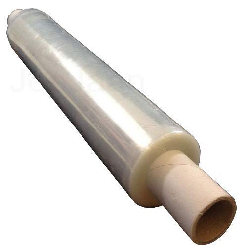 Venuscello® 6 x Pallet Stretch Shrink Cling Film 400mm x 250m Opaque Extended Core Wrap Rolls for Moving, Secure Packaging, Wrap Parcel for Secure Shipping
