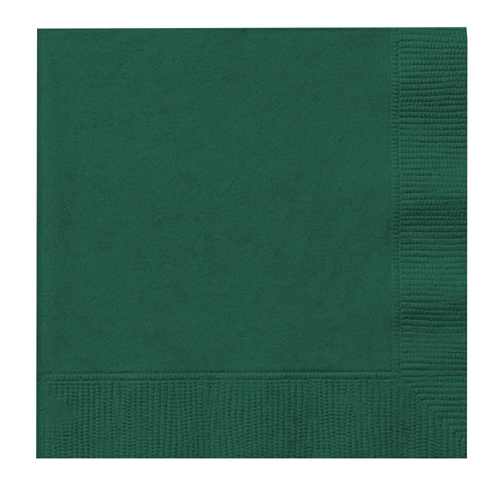 Venuscello® 4000 x Cocktail Serviettes Tissue Paper Napkins 2ply Green Disposable & Recyclable for Wedding, Birthday Party - 23cm x 23cm