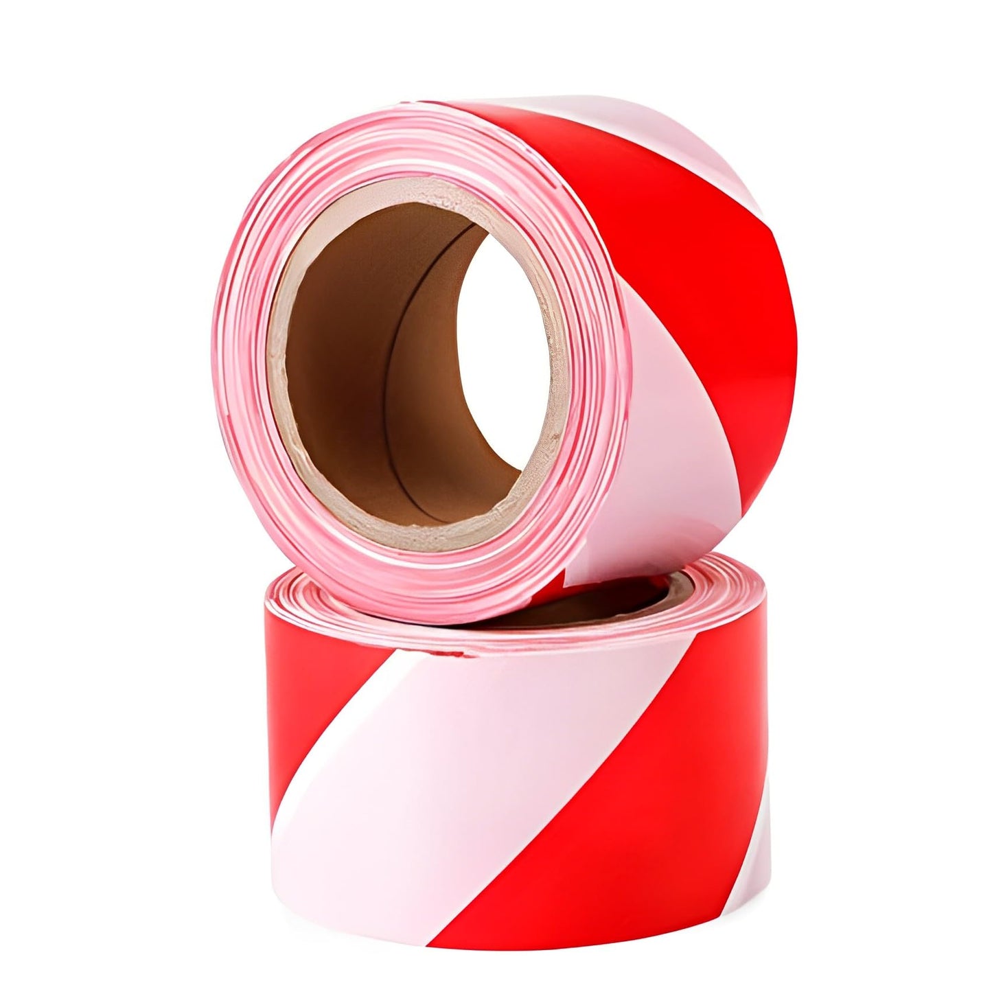 Venuscello® - Pack of 6 Red and White Floor Marking Tape - 48mm x 33m - High Visibility, Durable Adhesive, Safety Tape for Hazardous Areas, Aisles, and Traffic Control
