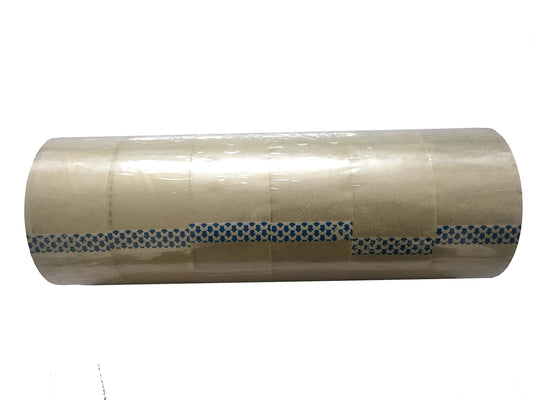 Venuscello® 6 Rolls Parcel Packaging Clear Vibac Sealing Tape 48 mm x 66 m Strong Packing for sealing Boxes, Cartons and for Keeping Goods Firmly sealed Transit Sticky Thick