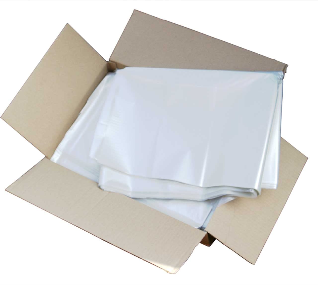 Venuscello® 200 x Wheelie Bin Liners Rubble Builders Refuse Sacks Clear Waste Bin Rubbish Bags for Construction, Bio Hazard & Medical Wastage - 760 x 1200 x 1370-160 Gauge