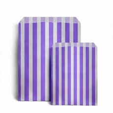 Venuscello® Candy Stripe Paper Sweet Bag for Birthday Party, Wedding, Anniversary, Baby Showers, Buffet & Cake Shop - 5" x 7" - 300 Pc