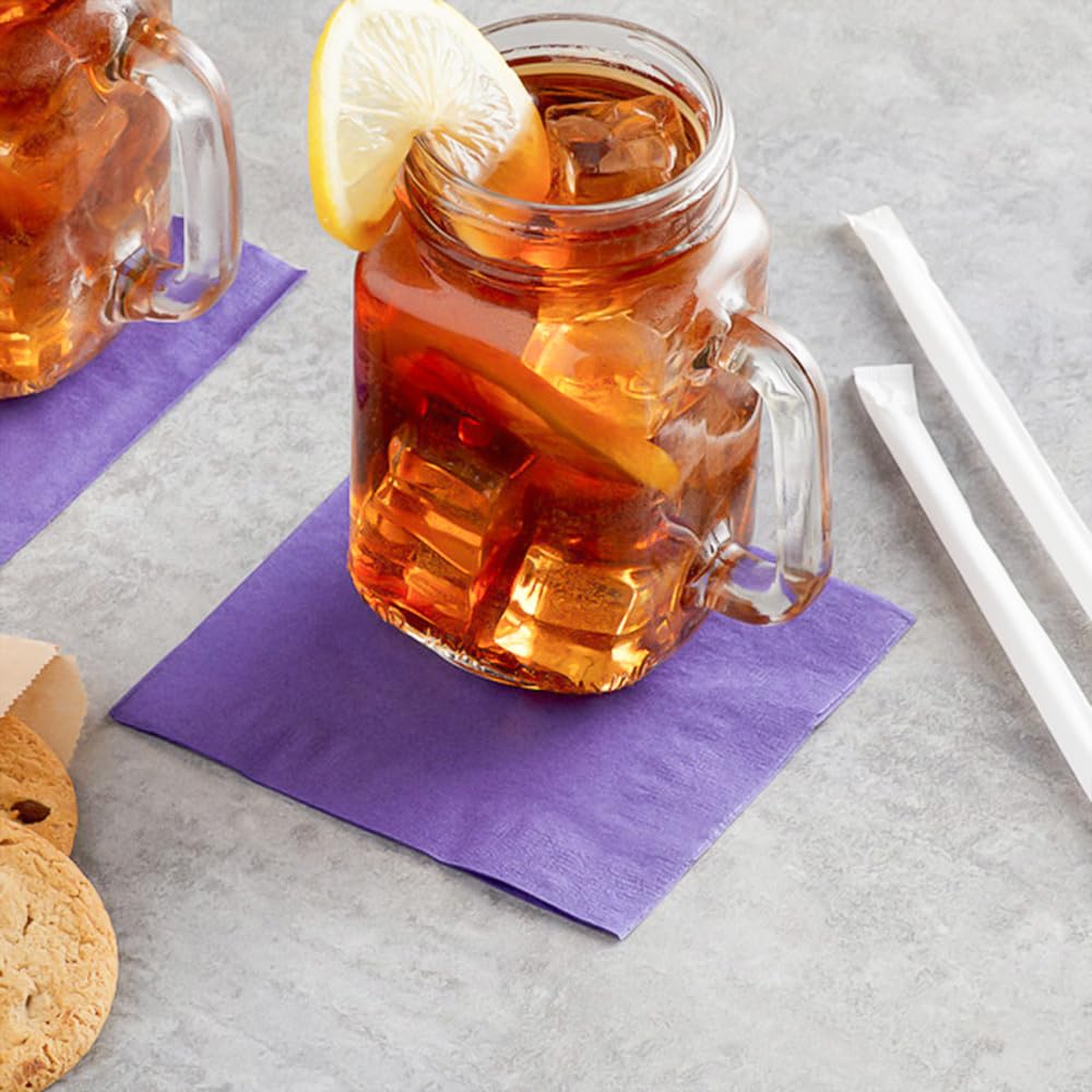 Venuscello® 100 x Serviettes Paper Napkins Lavender Disposable Recyclable Tissue 2-Ply 33cm for Catering Wedding Birthday Parties