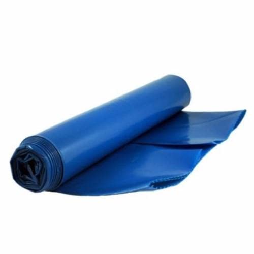Venuscello® 200 x Wheelie Bin Liners Rubble Builders Refuse Sacks Blue Waste Bin Rubbish Bags for Construction, Bio Hazard & Medical Wastage - 45cm x 98cm + 28cm