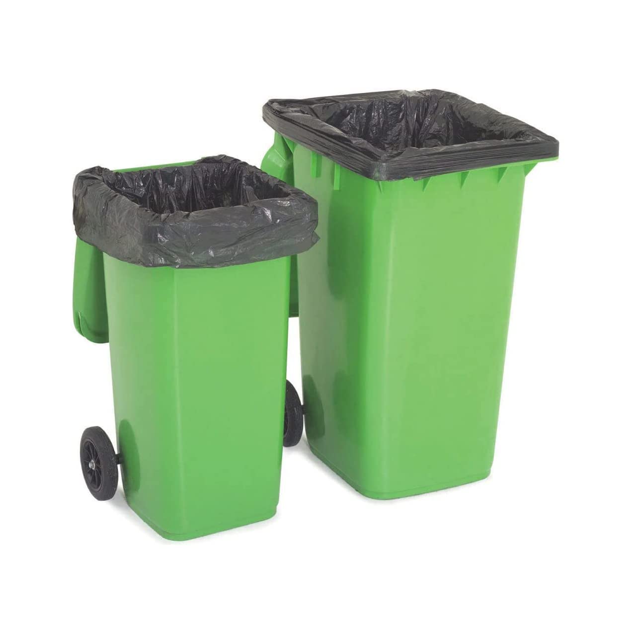 Venuscello® Refuse Sacks Black Bin Liner 18" X 29" X 34" Roll of 20 Rubble Builder Bags for Garbage Construction & Yard Wastage