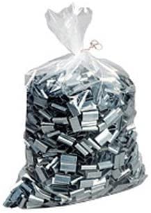 Venuscello® Medium Duty Large Clear Polythene Bags (500mm x 750mm) – 250 Gauge / 62 Micron (Pack 250) - Ref BP 25/13