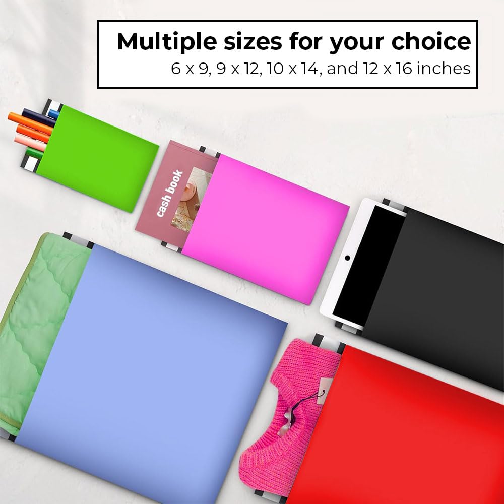 Venuscello® 100 x Grey Mailing Bags Poly Postal Postage Self Sealing Polythene Envelopes for Cloths Packing Shipping & Posting - 17 x 24 in