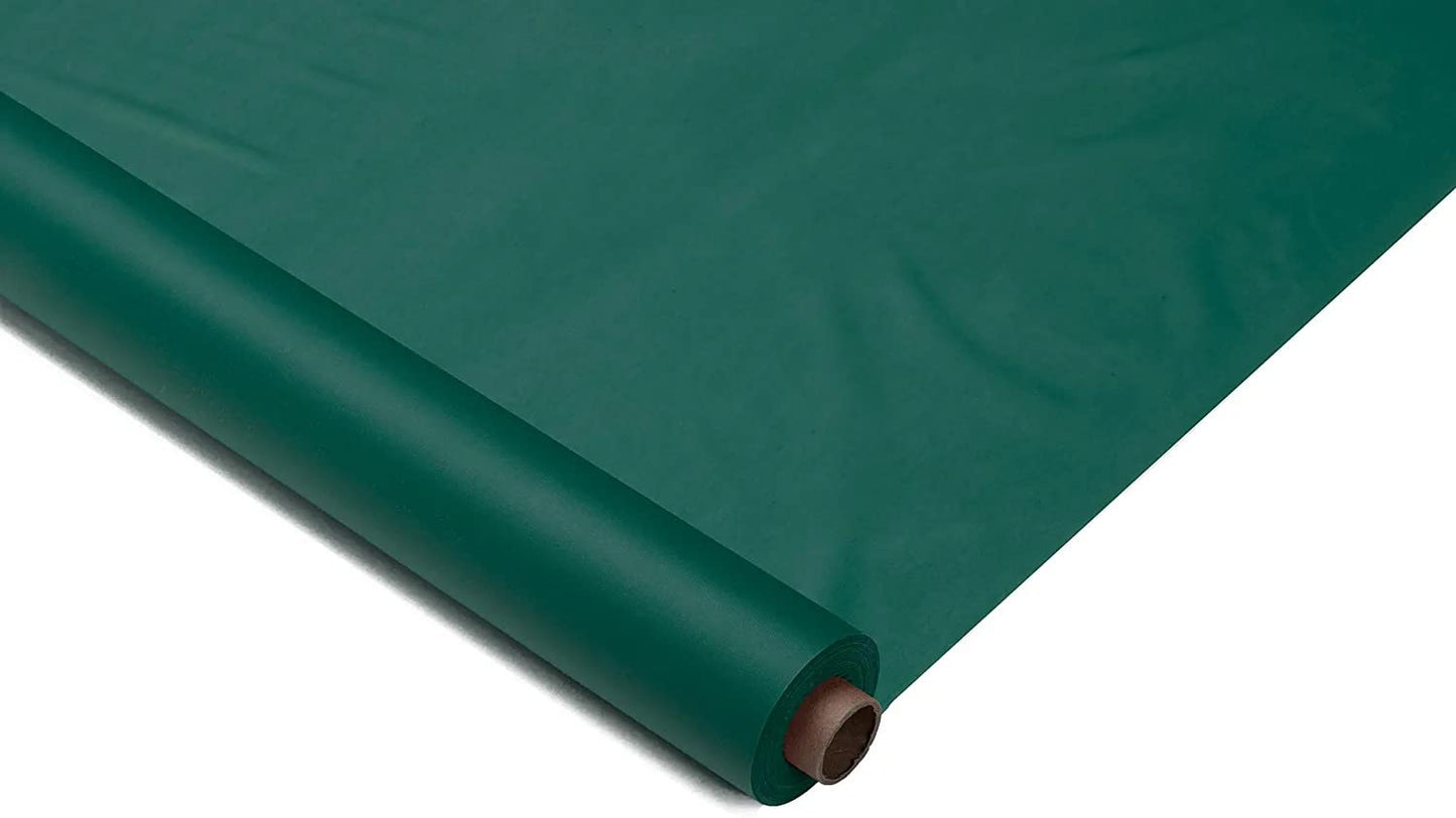 Venuscello® Green Paper Banqueting Roll 8M Disposable Table Cover Cloths For Catering & Wedding Buffet