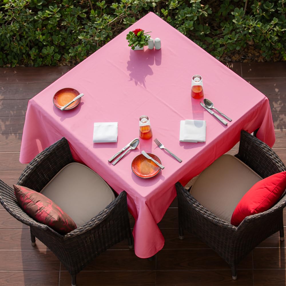 Venuscello® 8m Pink Banqueting Roll Tablecloth Paper Table Cover Roll for Wedding Party at Home, Buffet Dinner and Ideal Solution to Protect Dining Table