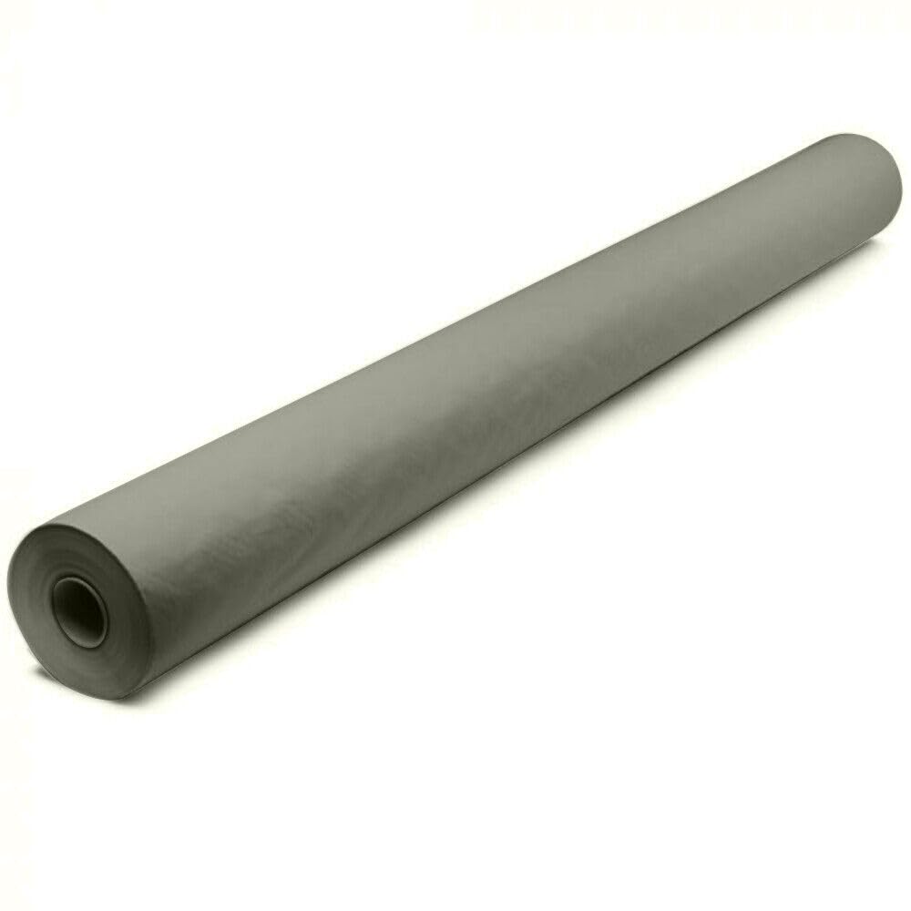 Venuscello® Grey Banquet Roll 25m x 120cm Paper Banqueting Table Cover for Wedding Buffet Dinner Home Large Disposable Table Paper Cloth