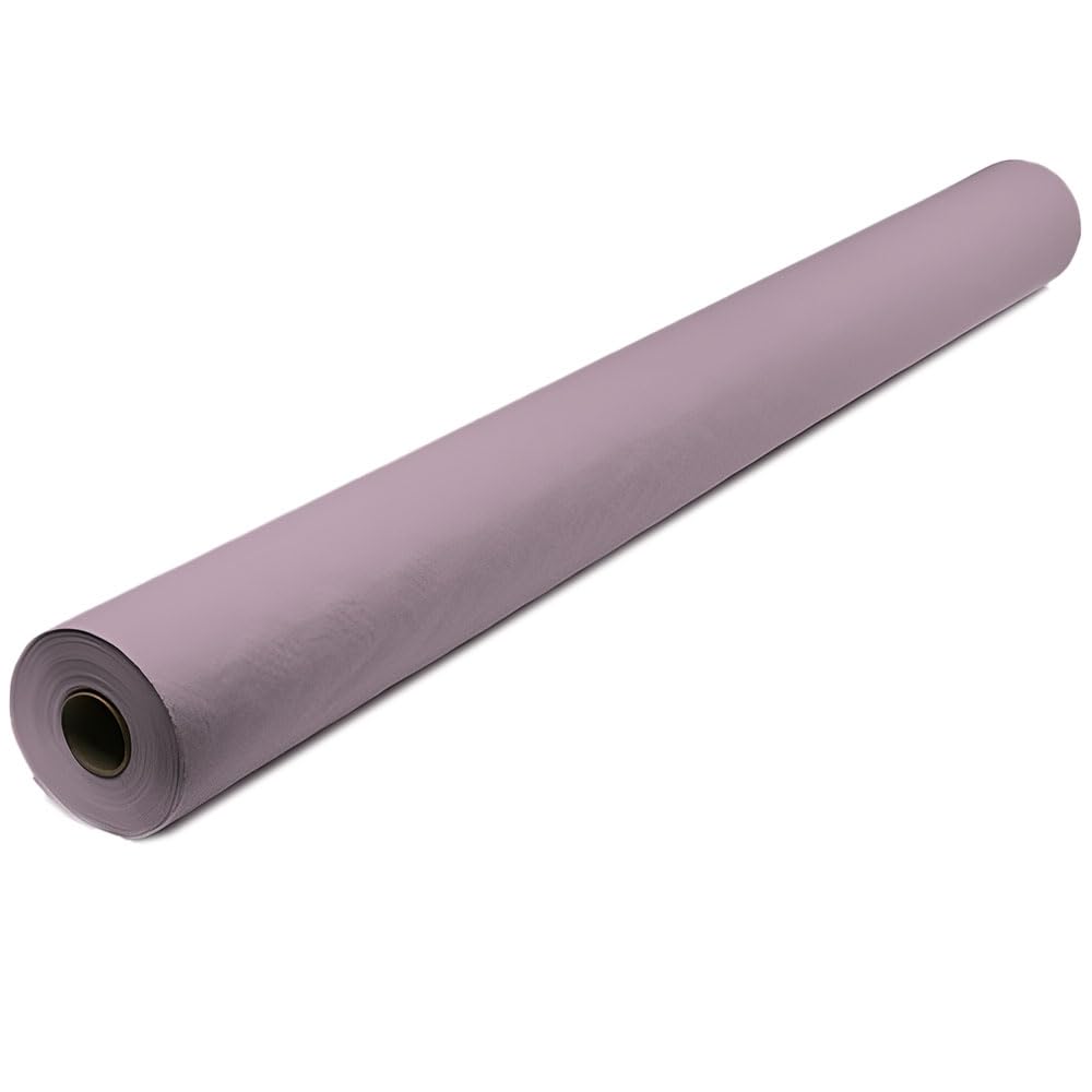 Venuscello® Lilac Banquet Roll 8m x 120cm Paper Banqueting Table Cover for Wedding Buffet Dinner Home Large Disposable Table Paper Cloth