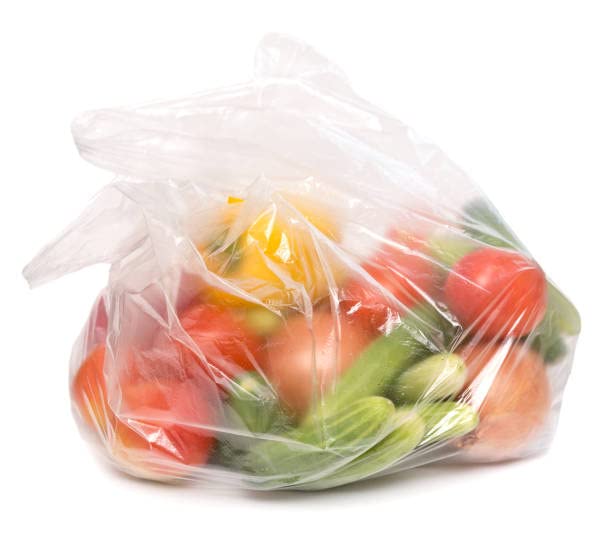 Venuscello® 1000 xBags on Roll Clear Polythene 9" x 14" Hd Counter Transparent Sacks for Fruits and Vegetables - 4 Rolls