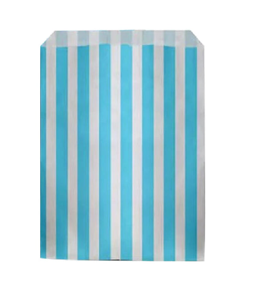 Venuscello® Candy Stripe Paper Bags 5" X 7" - (Pack of 100)