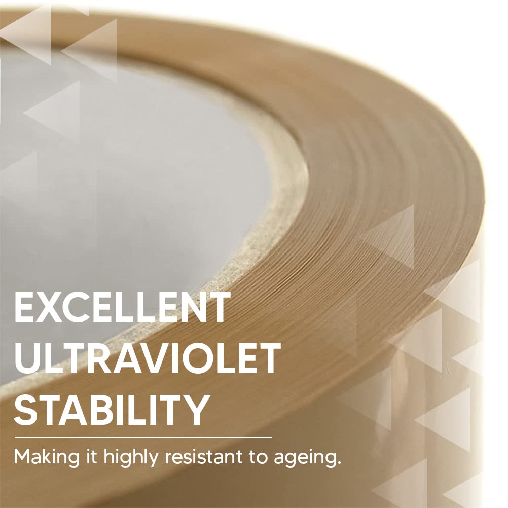 Venuscello Packing Tape - Parcel Tape - Tape - 6 & 12 Rolls with Low Noise (48mm x 40m) - Strong Heavy Duty Brown Tape for Packing Boxes, Secure Sticky Sealing Packaging Tape for Moving House