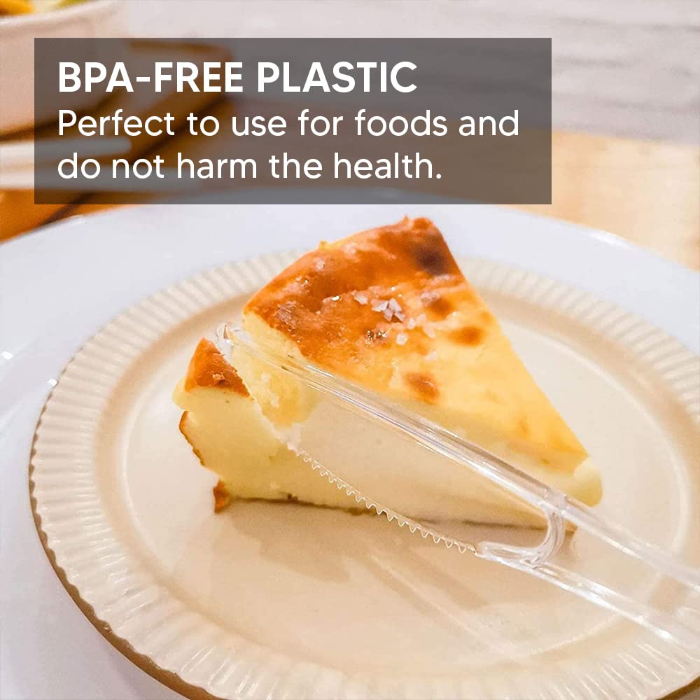 Venuscello® 50 x Plastic Cutlery Set - Spoon/Fork/Knife - Reusable & Washable, Heavy Duty Cutlery, Long Tablespoon - Ideal for Birthday, Parties, Camping & Catering