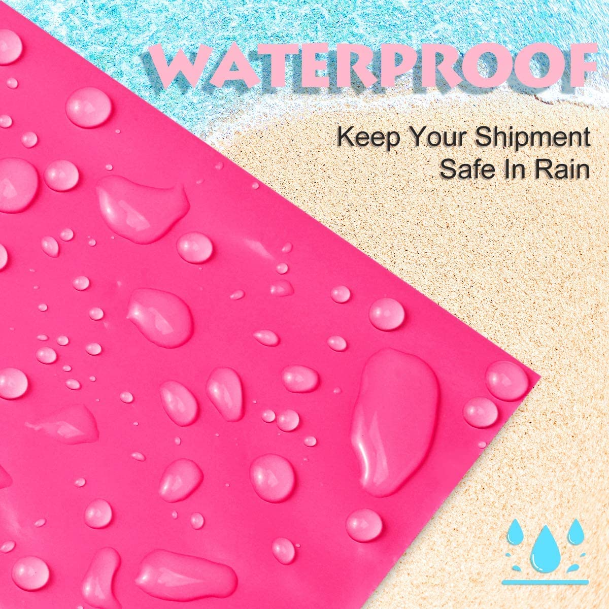 Venuscello® 12x16 Poly Mailers Shipping Mailing Bags – Tear Proof Self Sealing Postal Plastic Bags for Shirts, Stationary and Office Supplies