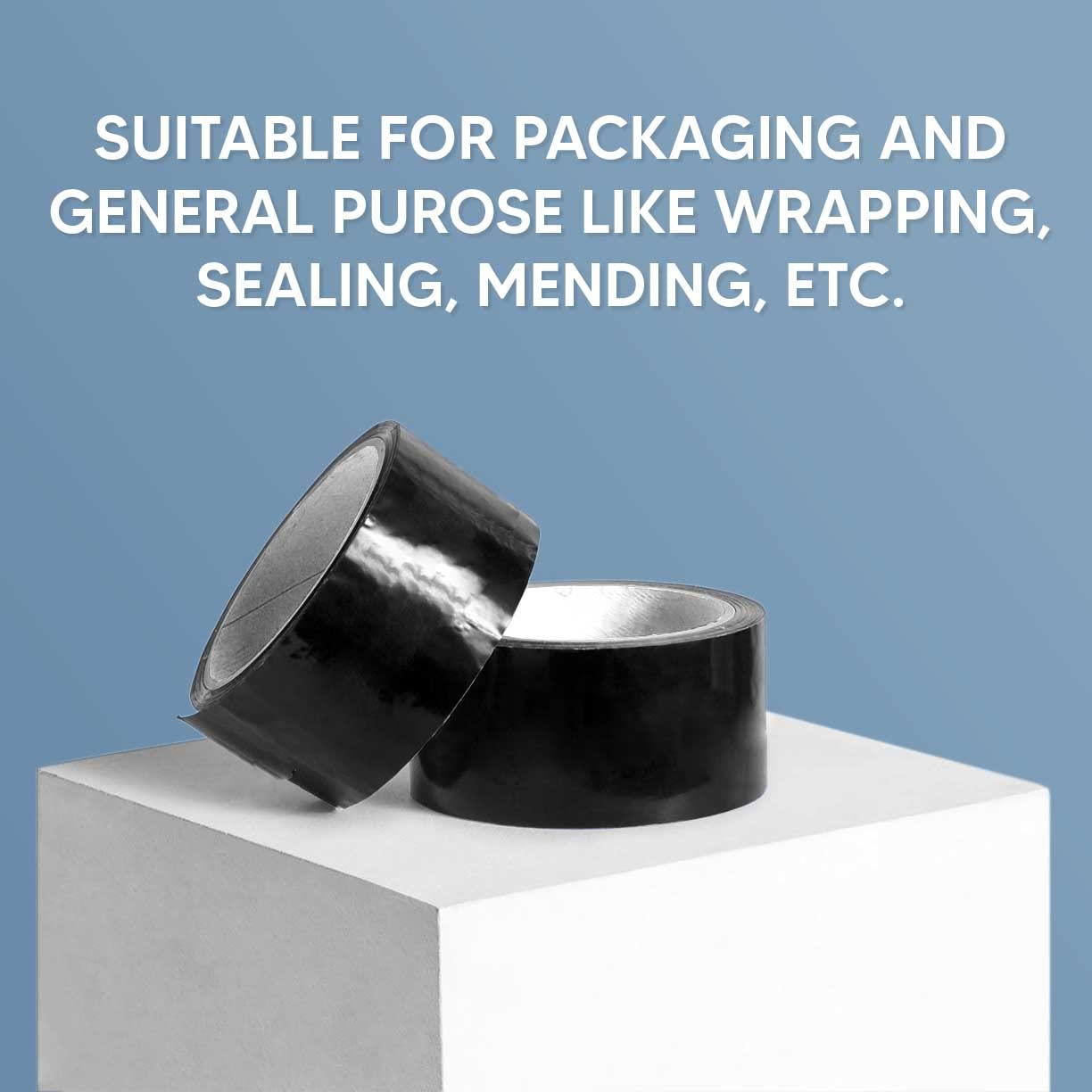 Venuscello® 6 Rolls Parcel Packaging Tape Sealing 48 mm x 66 m Strong Packing for sealing Boxes, Cartons and for Keeping Goods Firmly sealed Transit Sticky Thick