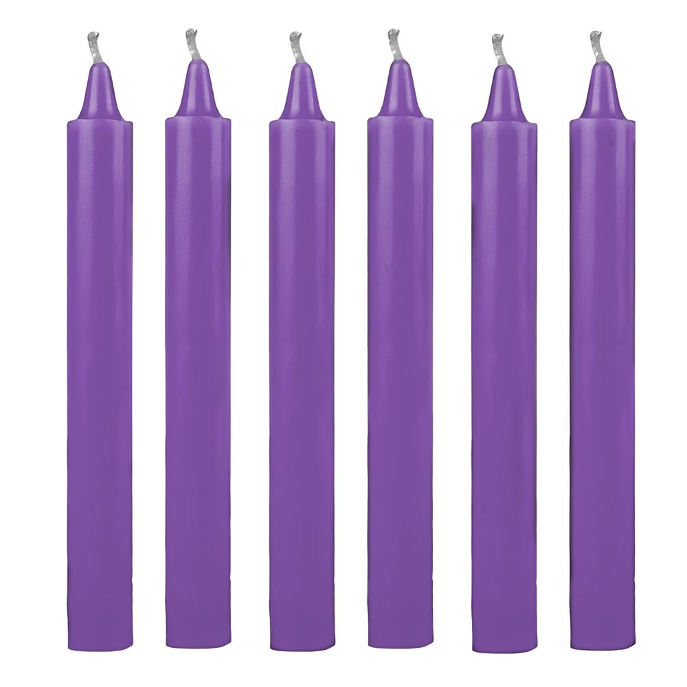 Venuscello® 25 x Tapered Dinner Candles Non Drip Unscented Long Burning, Smokeless Which is Made from Pure Paraffin Wax - Multicoloured - 190mm