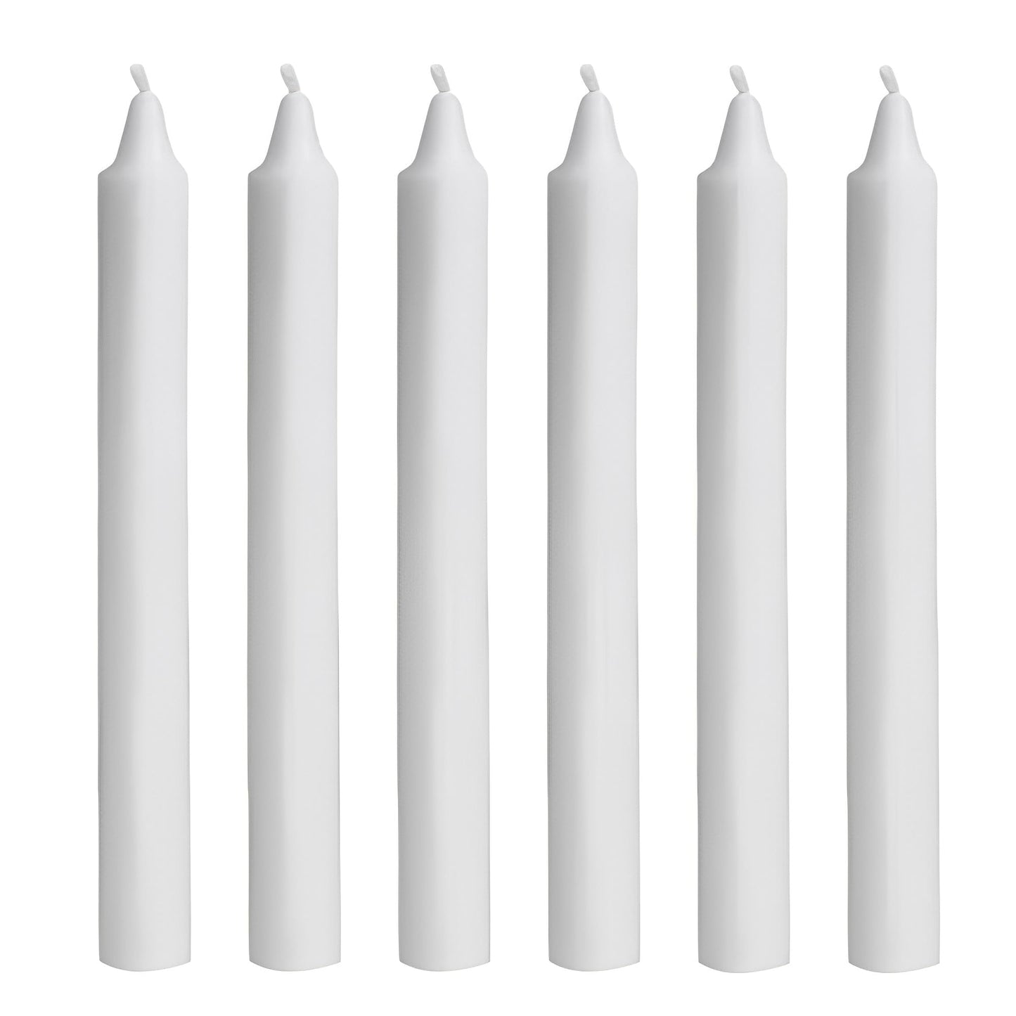 Venuscello® 25 x Tapered Dinner Candles Non Drip Unscented Long Burning, Smokeless Which is Made from Pure Paraffin Wax - Multicoloured - 190mm