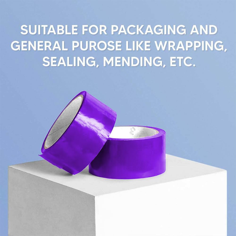 Venuscello® 6 Rolls Parcel Packaging Tape Sealing 48 mm x 66 m Strong Packing for sealing Boxes, Cartons and for Keeping Goods Firmly sealed Transit Sticky Thick