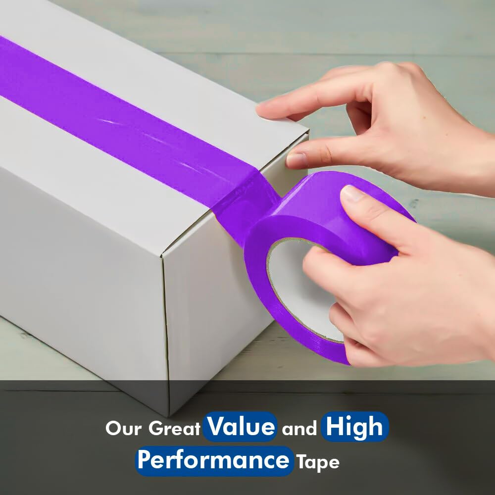 Venuscello® 6 Rolls Parcel Packaging Tape Sealing 48 mm x 66 m Strong Packing for sealing Boxes, Cartons and for Keeping Goods Firmly sealed Transit Sticky Thick