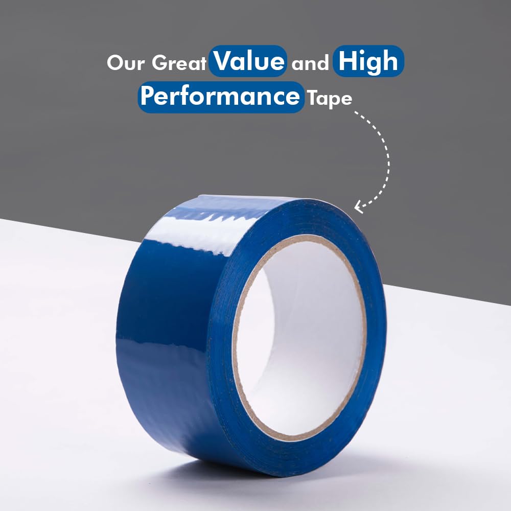 Venuscello® 6 Rolls Parcel Packaging Tape Sealing 48 mm x 66 m Strong Packing for sealing Boxes, Cartons and for Keeping Goods Firmly sealed Transit Sticky Thick
