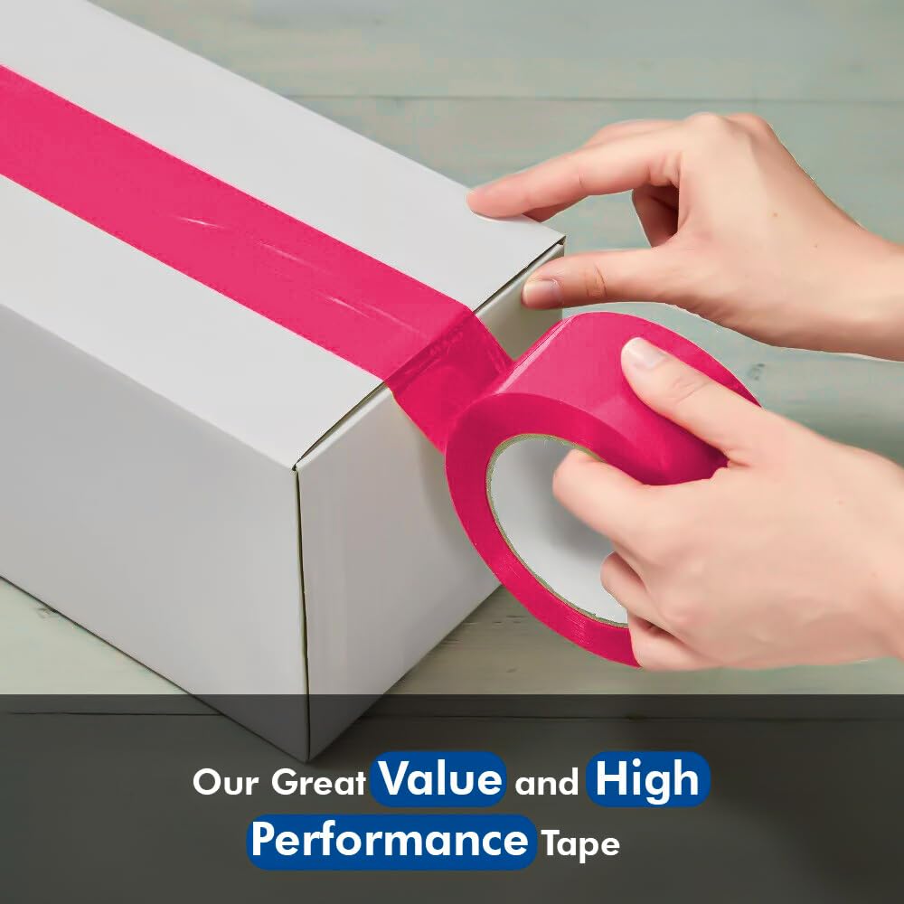Venuscello® 6 Rolls Parcel Packaging Tape Sealing 48 mm x 66 m Strong Packing for sealing Boxes, Cartons and for Keeping Goods Firmly sealed Transit Sticky Thick