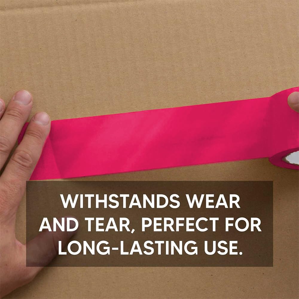 Venuscello® 6 Rolls Parcel Packaging Tape Sealing 48 mm x 66 m Strong Packing for sealing Boxes, Cartons and for Keeping Goods Firmly sealed Transit Sticky Thick