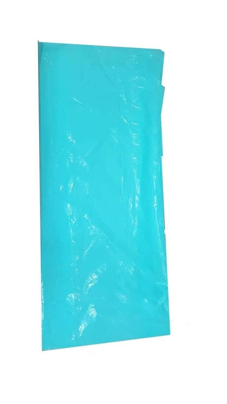 Venuscello® Turquoise Wheelie Bin Liners, Rubble Sacks, Refuse Sacks, Rubbish Bag, Builders Rubble, Garbage Bags for Construction, Recyclable and Yard Wastage - 20" x 47" x 29" - 150 Gauge