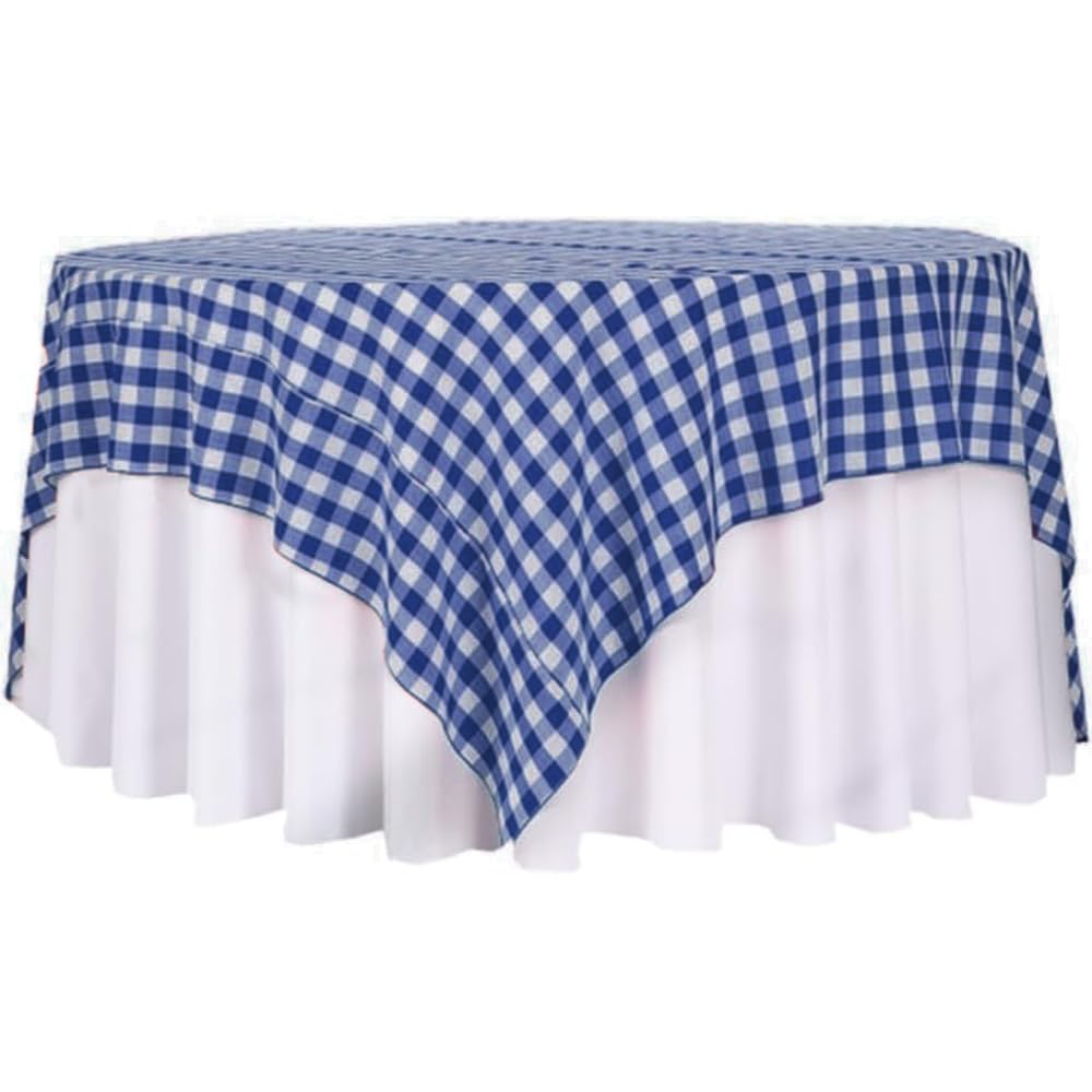 Venuscello® 25 x Paper Table Cover Square Tabletop Disposable Folded Cloth to Protect Table for Birthday Party - 90cm x 90cm