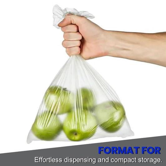 Venuscello® 1000 x Hi-Thene White HDPE Counter polythene Butcher Bags For Food Fruits Vegetables Freezer Storage