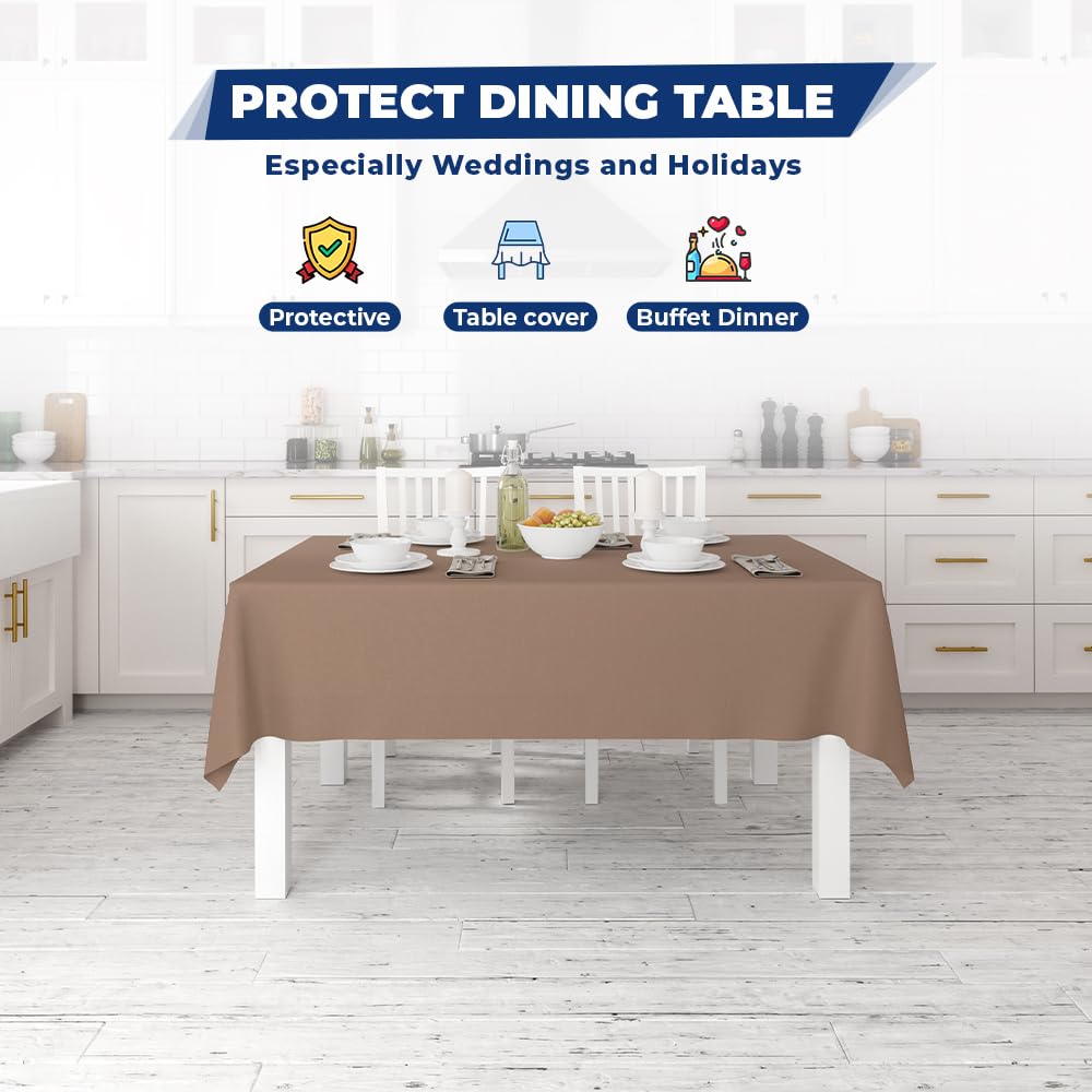 Venuscello® Banquet Roll 25m x 120cm Paper Banqueting Table Cover for Wedding Buffet Dinner Home Large Disposable Table Paper Cloth