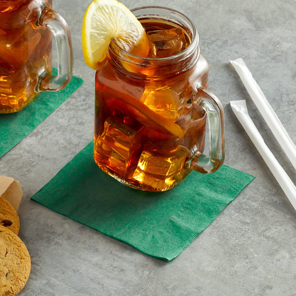 Venuscello Green Serviettes/Napkins 40cm x 40cm Paper 3ply