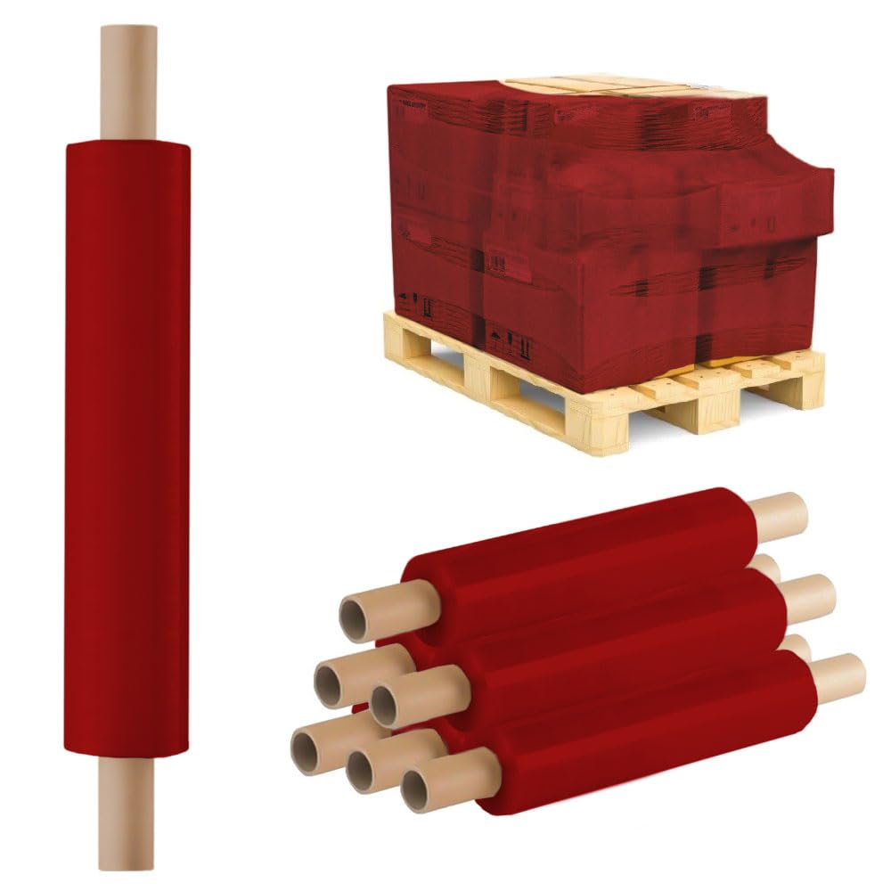 Venuscello® Pallet Stretch Wrapping Roll 400mm x 200m 20mu Extended Core Heavy Duty Shrink Wrap for Secure Packaging & Moving