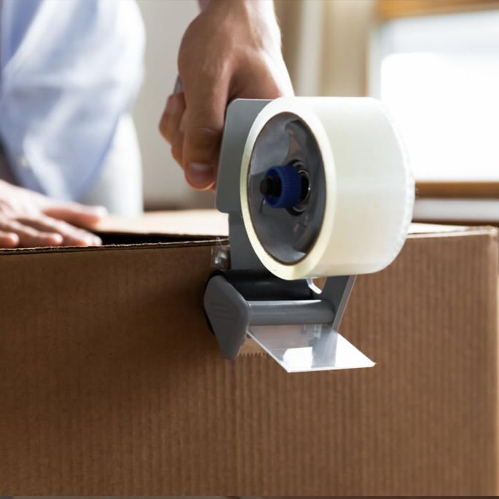 Venuscello Vibac Clear Parcel Packaging Tape Industrial Purpose Rolls 48mm x 66m Ideal for Cardboard Box Packing House Moving Courier Packaging Heavy Duty Shipping Sellotape