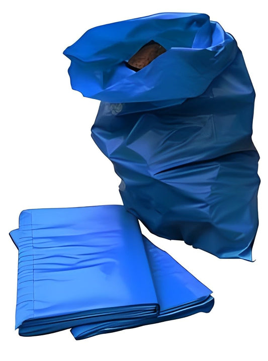 Venuscello Blue Rubble Sacks Heavy Duty | Refuse Sacks Builders Bags 36 x 48 inch 400 Gauge Strong and Tear Resistant - Ideal for Builders, Contractors, Renovation and Garden Wastage