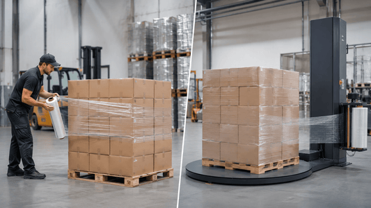 Machine Pallet Shrink Wrap vs Manual: Which One Saves More Money?
