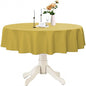 Plastic Table Cloth Reusable Waterproof Wipeable Table Protector Cover 84"