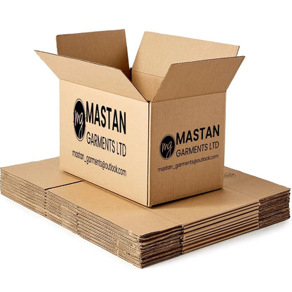 Double Wall Cardboard Boxes Mastan Printed Storage Carton - 60cm x 30cm x 40cm
